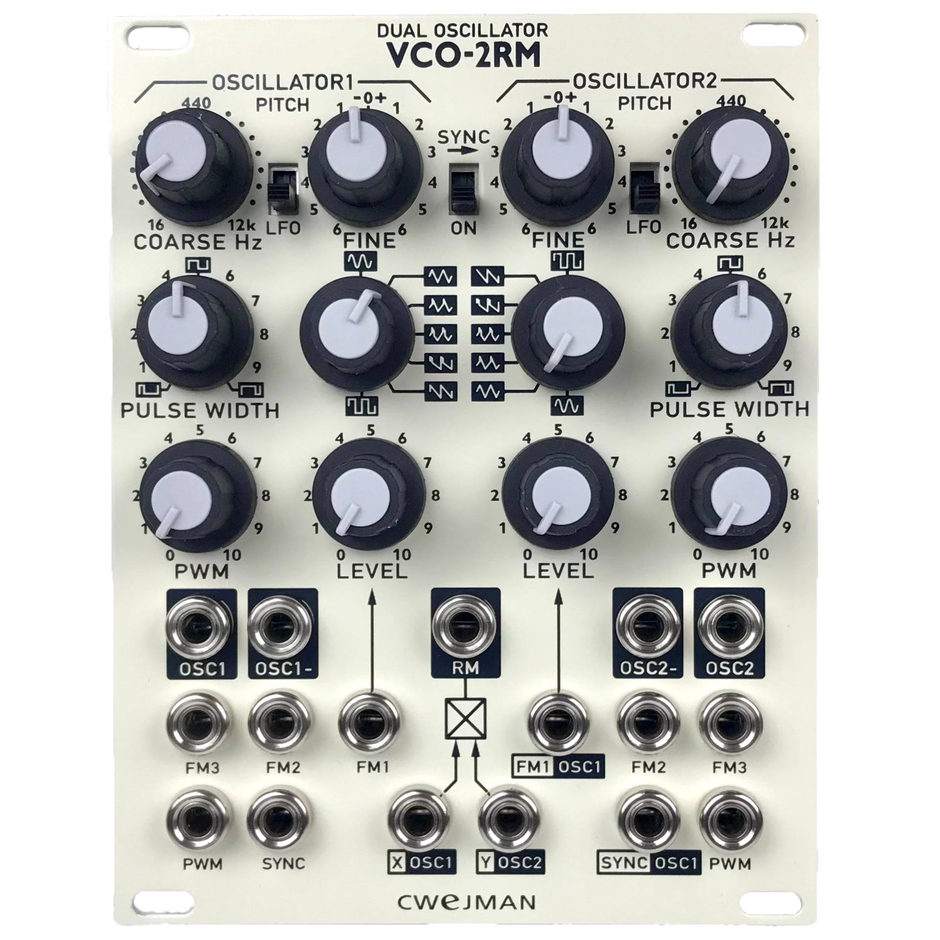 VCO-2RM Dual-Oscillator - Cwejman – Big City Music