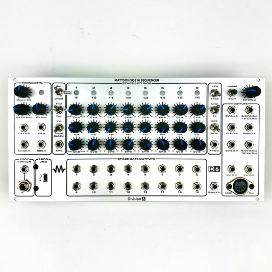 Division 6 Mattson SQ816 Eurorack Sequencer module