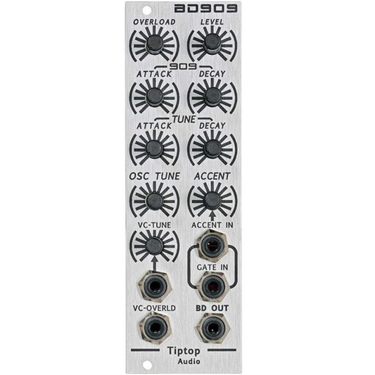 Tiptop Audio BD909 Bass Drum Module, silver, N.O.S.